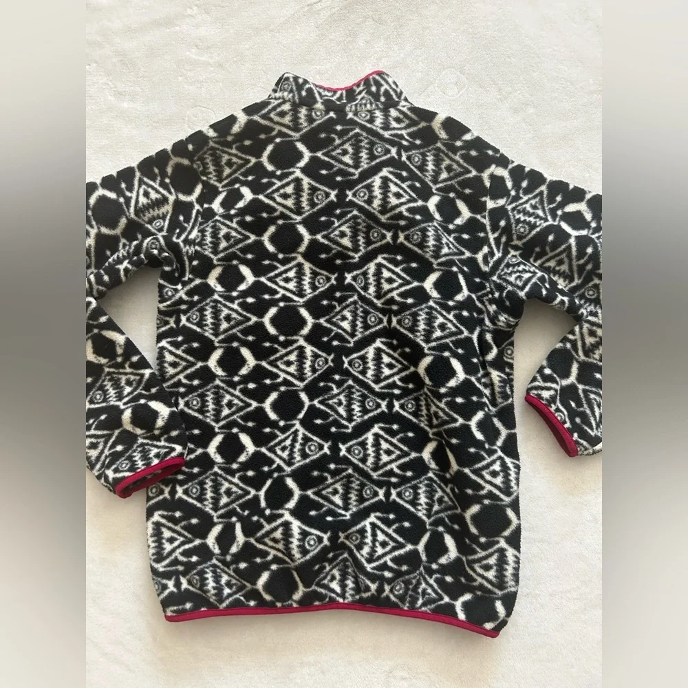 Patagonia Synchilla Snap-T Fleece Ikat Big Fish Pullover Women’s Small - Picture 7 of 8